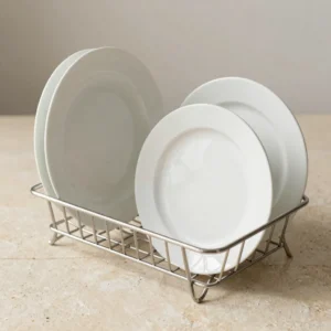 2-Tier Stainless Steel Dish Drainer